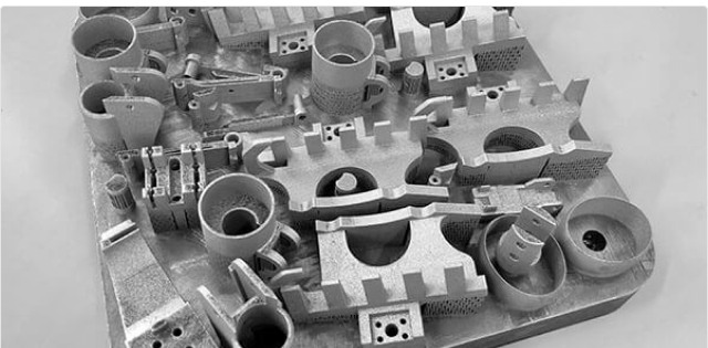 Stainless steel 316L printed components